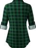 Женский приталенный топ в ретро-клетку с длинным рукавом, Осень/Зима 2026