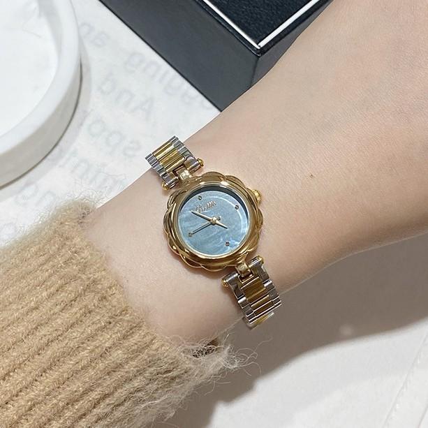 9576 Steel Belt Watch Niche Light Luxury Small Dial Women'S Watch