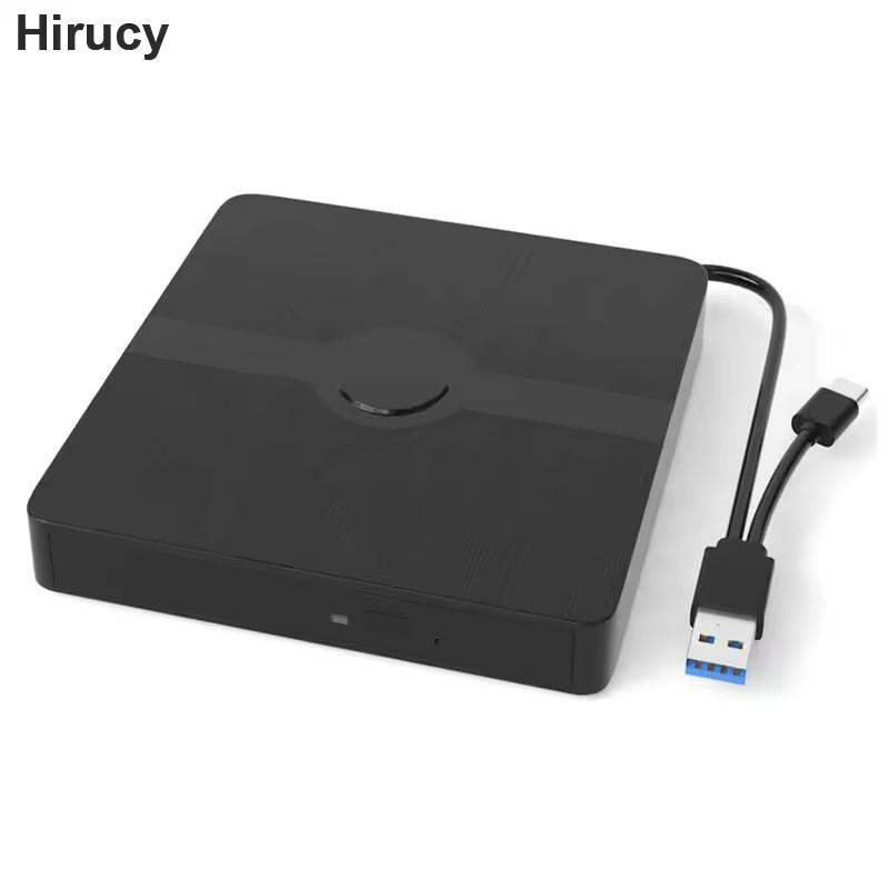 Внешний привод Blu-ray USB 3.0 Портативный 3D BD-Combo Оптический привод CD DVD Проигрыватель CD Пишущий привод Читатель для ноутбука ПК Windows 11/10 Mac