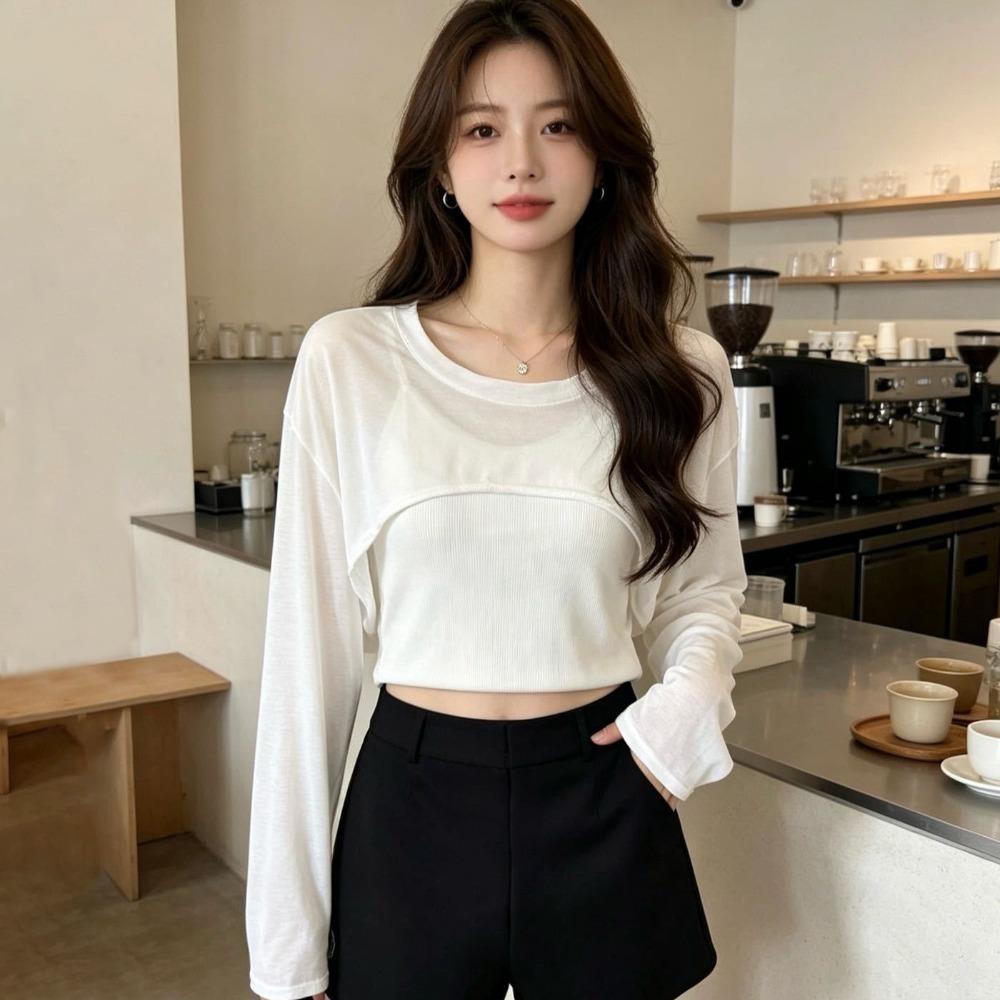 Casual Sun Protection Cover Up Mesh Chiffon Layering Top Stretchy Arm Sleeve Cover Sports