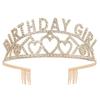Rhinestone BIRTHDAY QUEEN GIRL Queen Princess Love Birthday Crown Party Supplies