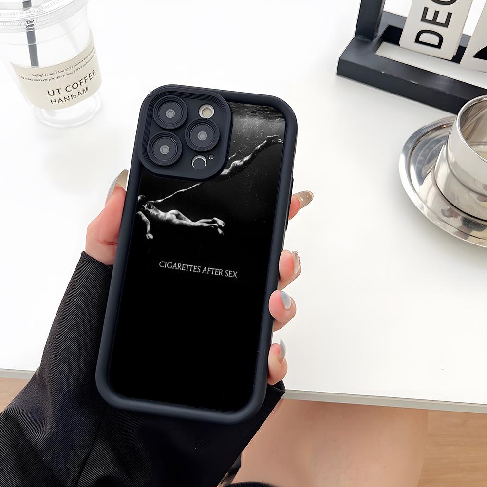 Cigarettes After Sex Phone Case Soft Silicone For IPhone 17 16 15 14 13 12 Mini 11 Pro Max Plus Camera Lens Protection Cover