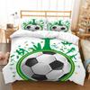 Лидер продаж, комплекты пододеяльников с 3D-принтом, комплект постельного белья с 3D-принтом, домашний текстиль для футбола, высококачественный полиэстер, пододеяльник, детское покрывало одного размера