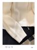 Women's Autumn/Winter Double Zipper Knit Cardigan - High Neck, Thickened Sweater Coat