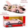 1:32 Alloy Collectible Black Rolls Royce Phantom Toy Pull Back Vehicles Diecast Model Car