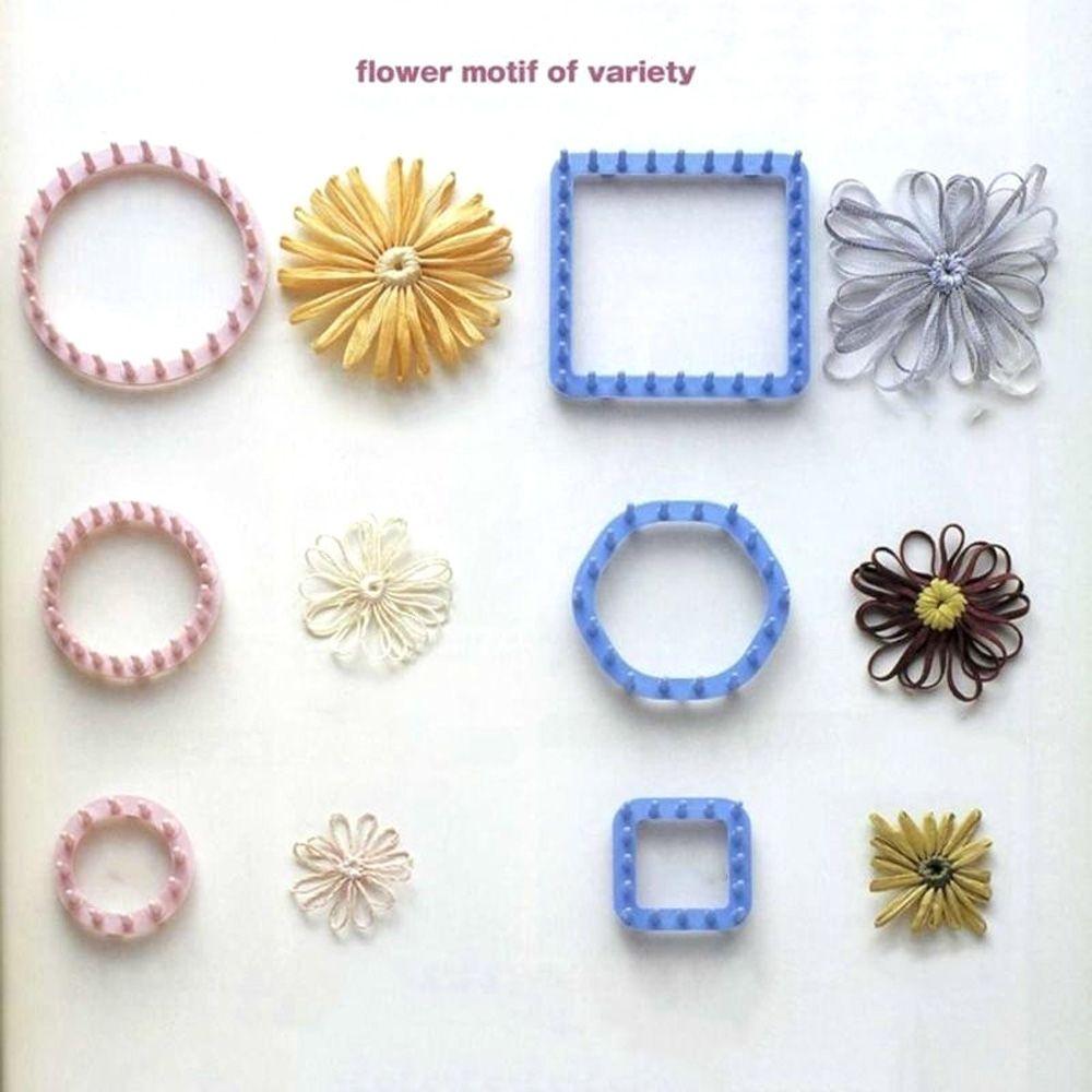 Needlework Flower Needle Wool Home Yarn Knitting Loom Daisy Pattern Maker Craft Tool Knitted Toy