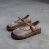 Fashion GKTINOO 2025 Spring New Soft Soled Genuine Leather Retro Flat Shoes Comfortable Lightweight Commuting Women's Shoes