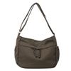 Large Capacity Women's Tote Bag Solid Color Shoulder Crossbody Bag Dumpling Bag