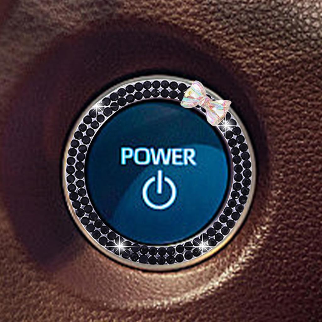 Mechesa Car Ignition Ring, Car Engine Start Button Ring, Car Engine Start Button Ring