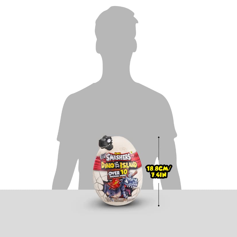 Smashers Zuru Дино Исландия Динозавр Слайм Песок Сюрприз Игрушка Фигурка для Мальчиков и Девочек Тираннозавр Рекс