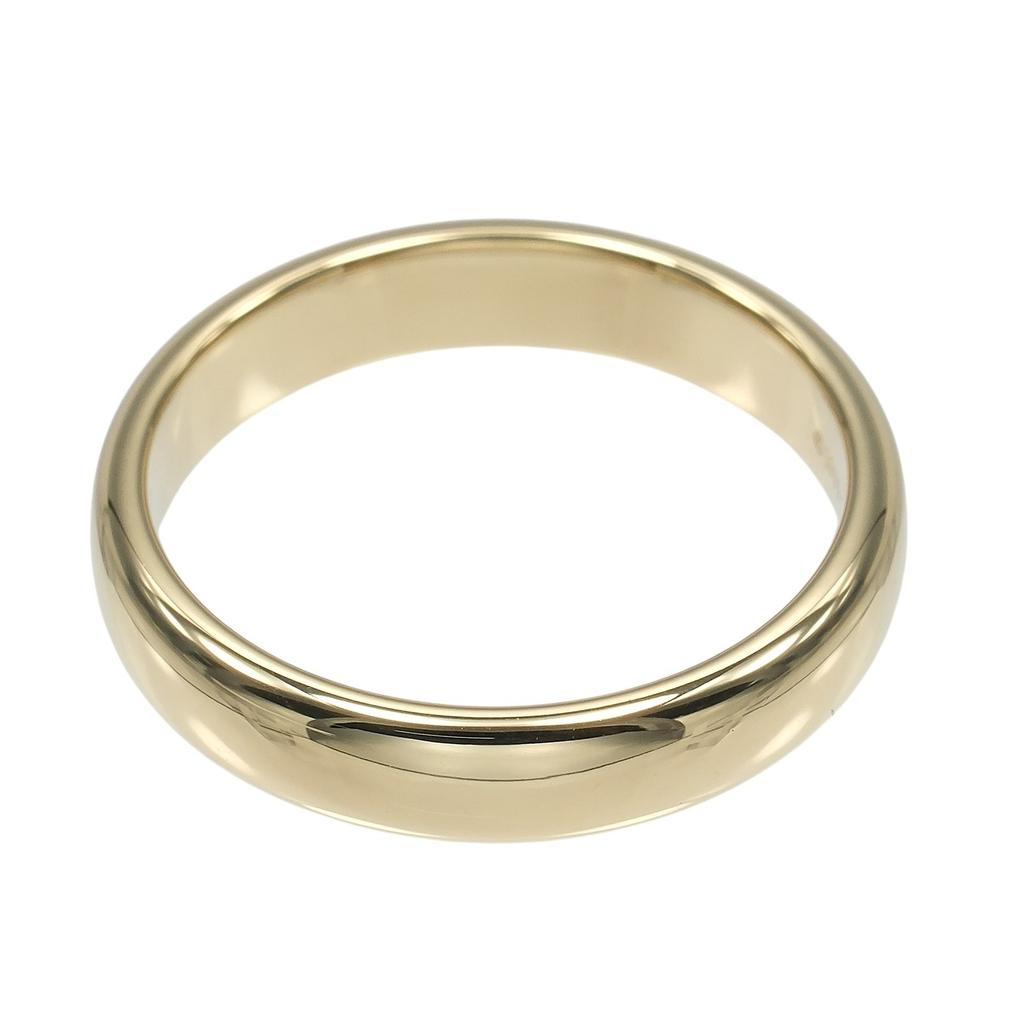 TIFFANY&Co. forever classic band Ring 0.2" band K18 yellow gold #8.4(US Size) 6.38g mens Used