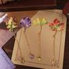 Pendant Design Metal Bookmark Exquisite Craft Book Separator Reading Bookmark  Student Reading