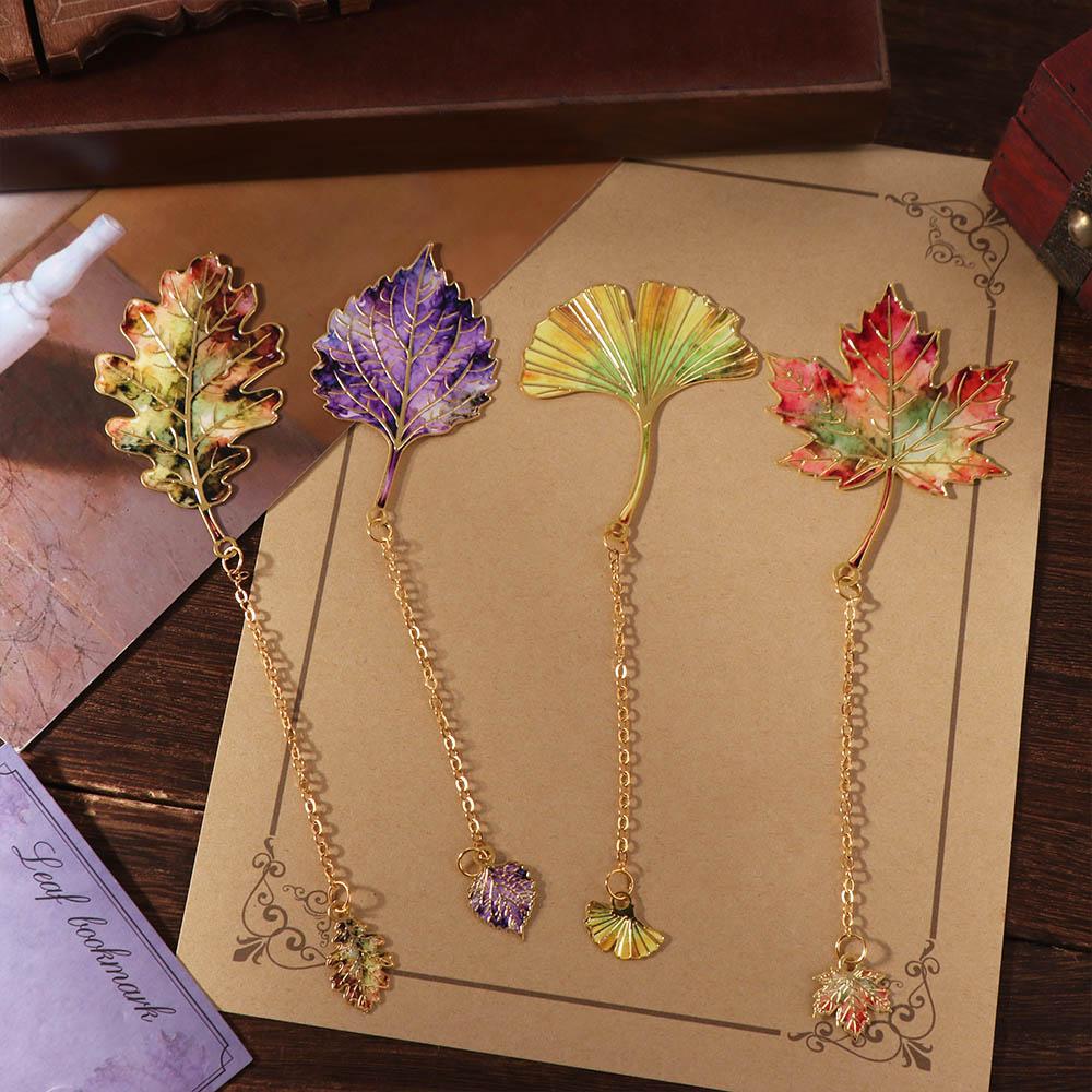 Pendant Design Metal Bookmark Exquisite Craft Book Separator Reading Bookmark Student Reading