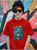 Ben 10 Diamondhead Heatblast Four Arms Short Sleeve Top Kids Summer Cute Cartoon Crewneck Boys Girls Ages 3-14