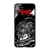 Чехол для телефона Samsung Galaxy S24 S23 iPhone 15 14 Xiaomi Redmi Note 13 12 11 8 10 9 Pro Max X XR S22 S20 FE OPPO A15 Huawei Comics Berserk Guts Cover