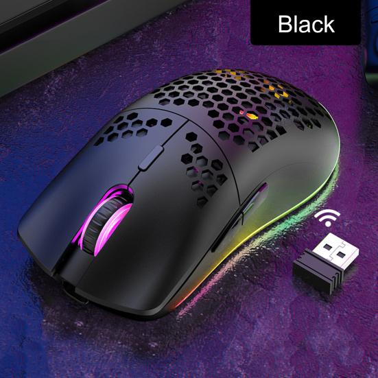 XYH80 Backlight Mouse Rechargeable Honeycomb Design RGB Lighting