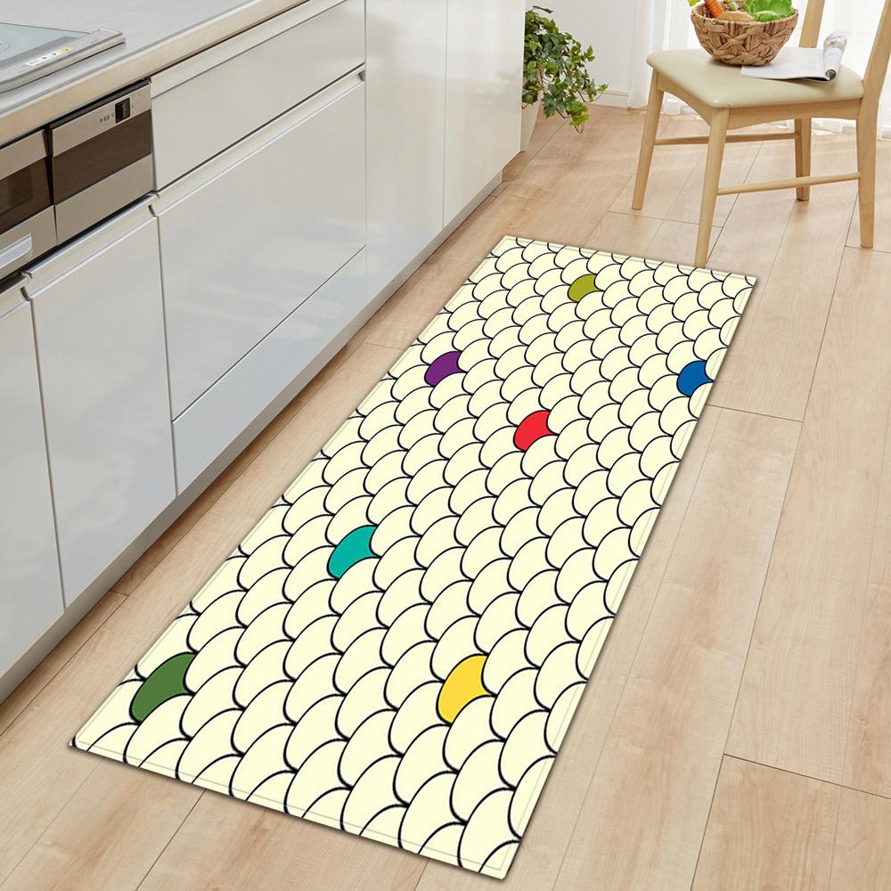 Коврик для входной двери, кухонный ковер, спальня, гостиная, детский коврик для пола, нескользящий коврик для коридора с узором