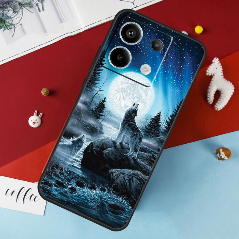 Чехол 'Животное Волк Галактика' для Xiaomi Redmi Note 14 13 Pro 12 11 10 15 Pro Plus Redmi 15 10C 12C 13C 14C 15C