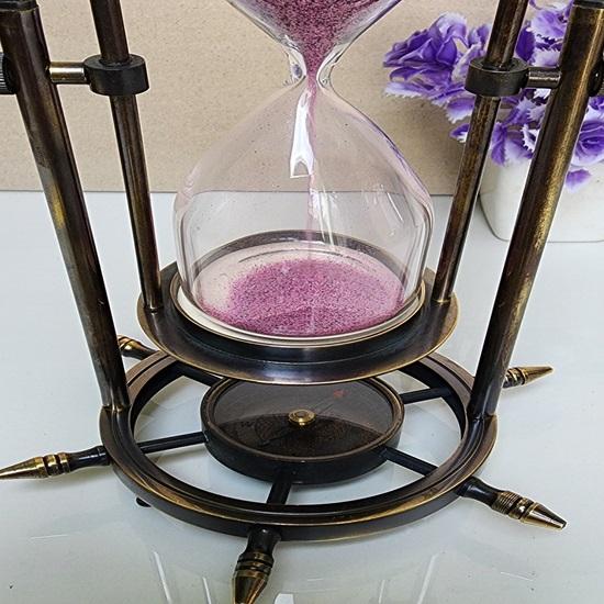 5 минут морские розовые песочные часы с компасом, подарок на Хэллоуин, рождественский подарок, подарок для дома и декора, подарок на день рождения унисекс