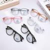 Children'S Simple Metal Eyebrow Glasses Frame Retro Anti-Blue Light Gradual Change Flat Mirror Unisex