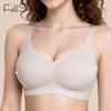 Женское нижнее белье больших размеров Бесшовный бюстгальтер пуш-ап Мягкая поддержка Бралетт Удобный беспроводной бюстгальтер Большой размер Сексуальное женское белье