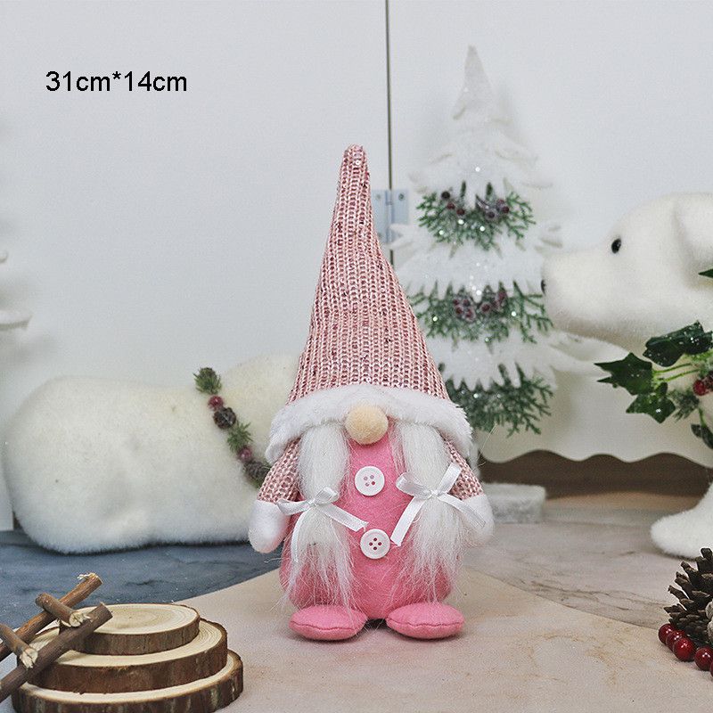 Charming Faceless Doll Christmas Decorations For Delightful Home Ornamentation