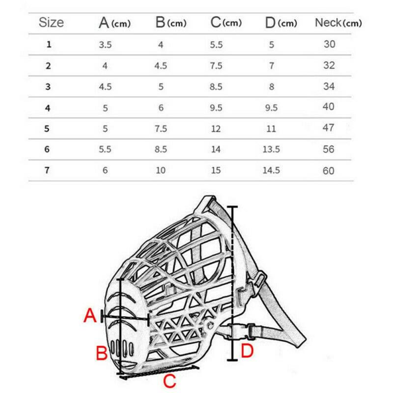Дышащая крышка для рта для домашних собак, регулируемая корзина для намордника, защита от укусов и лая