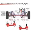 UXCELL 2pcs Front Sway Bar Links Stabilizer Link Kit for Lexus LS460 2007-2016