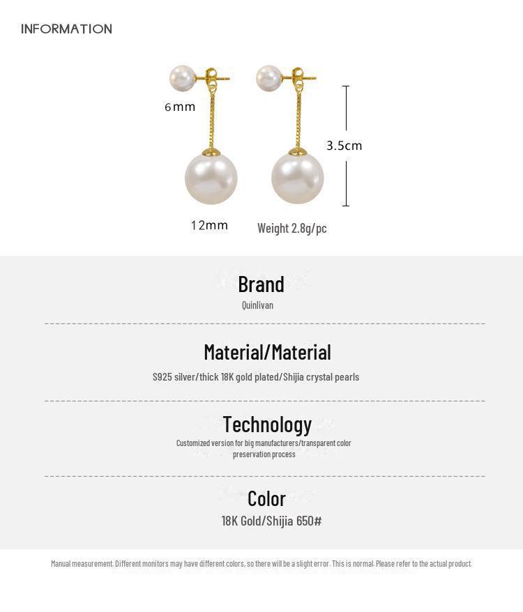 Длинные клипсы для ушей с кисточками и жемчугом: Элегантный, высококачественный, легкий, не требует пирсинга.