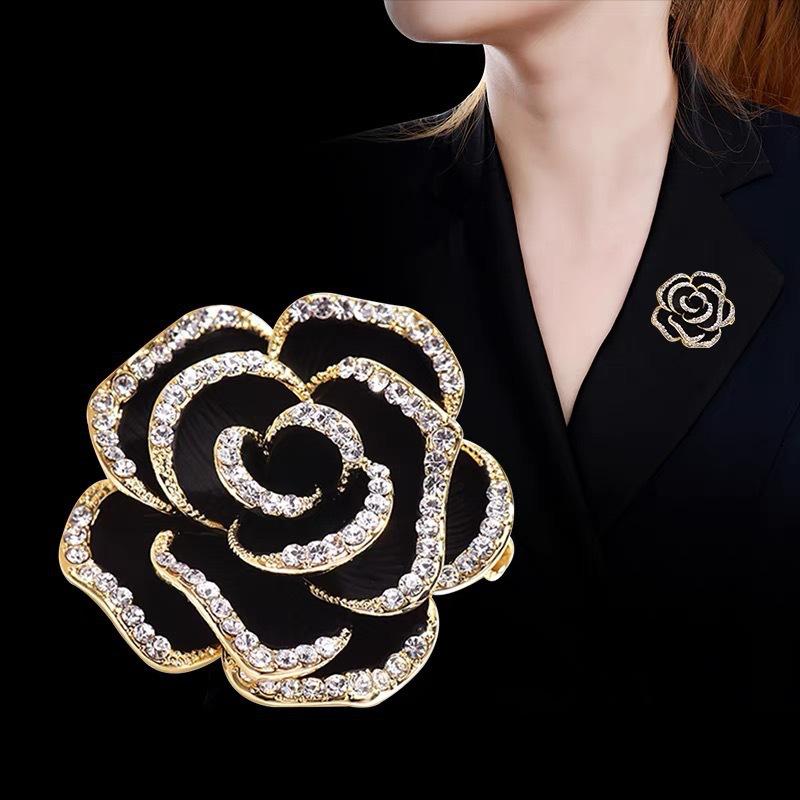 High-End Women's Brooch Collection: Butterfly, Camellia, Pearl Designs - Elegant Jewelry for Christmas & Men's Clothing Accessories