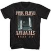 Pink Floyd Animals Tour 1977 Черная футболка музыкальной группы Топы Футболки Мужская Женская Унисекс