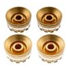 Musiclily Pro Слотные Speed Ручки Метрические для LP Les Paul Электрическая Золотые Ручки, Стандартные, Гитары, (Набор 4)