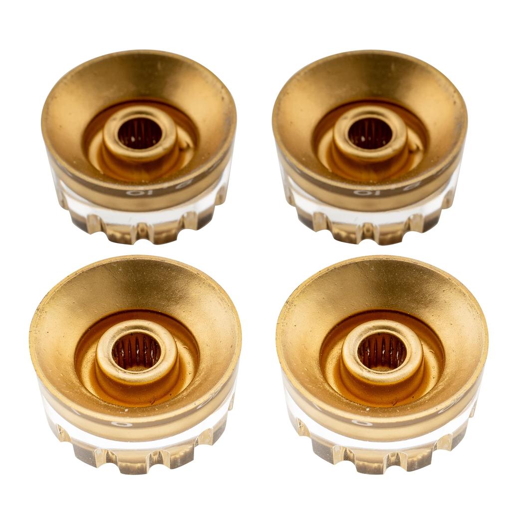 Musiclily Pro Слотные Speed Ручки Метрические для LP Les Paul Электрическая Золотые Ручки, Стандартные, Гитары, (Набор 4)