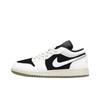 Air Jordan 1 Oreo Кожаные Устойчивые к истиранию Низкие Винтажные Баскетбольные Кроссовки Унисекс Черно-Белые 553558-092(Команда1119-)