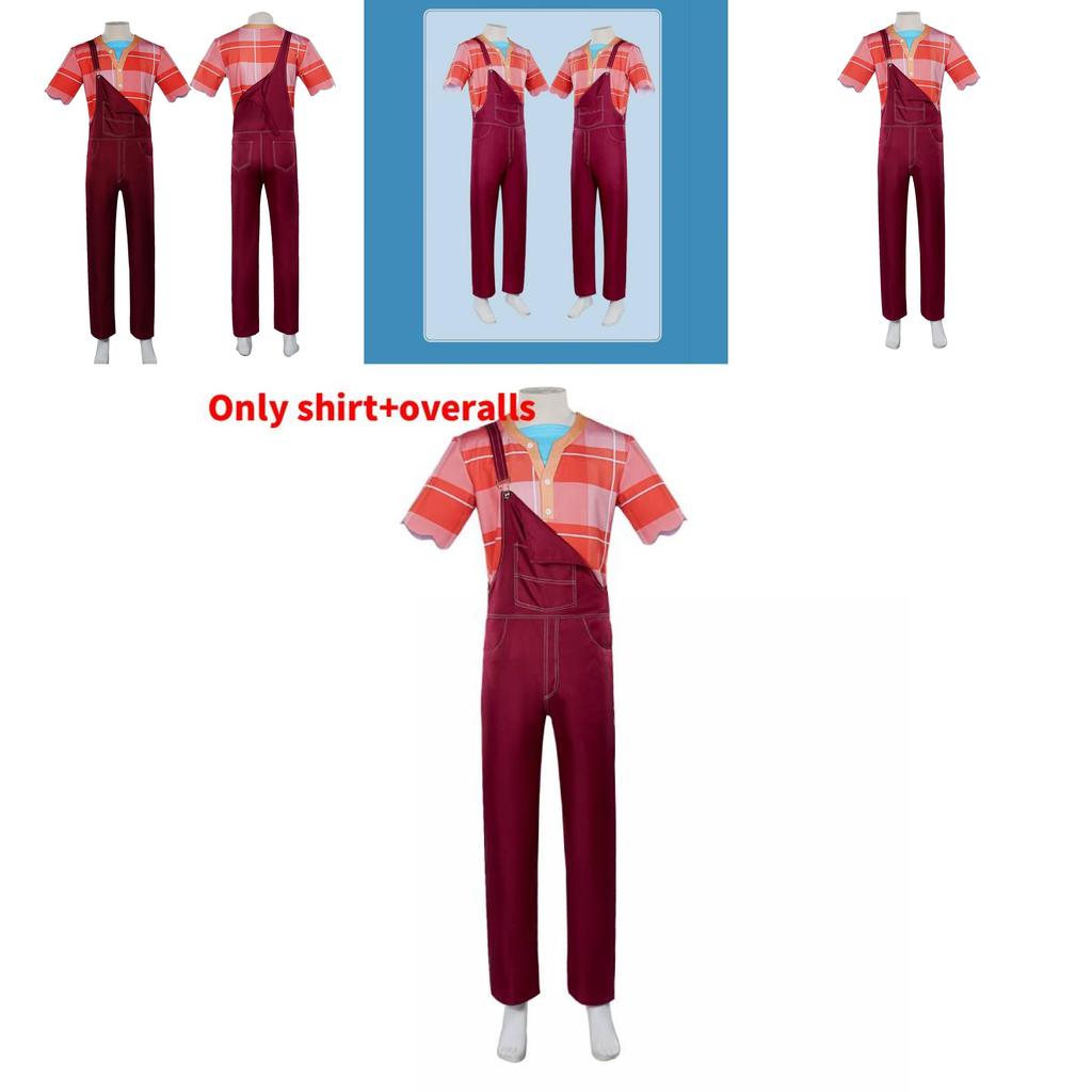 Wreck It Ralph Cosplay Costume With Polyester Blend And Playful Design For Kids And Teens