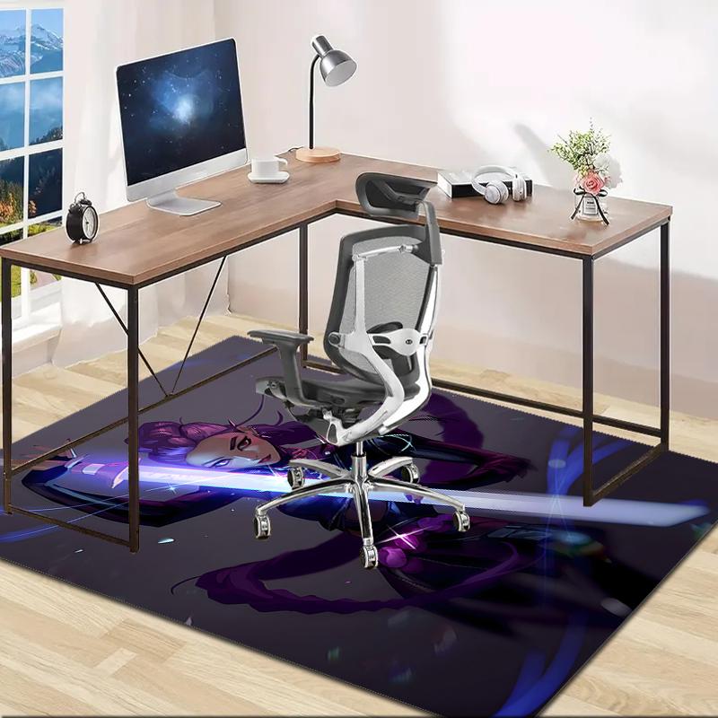 1pc KPop Demon Hunters RUMI3 Design Area Rug - Non-Slip, Soft & Cozy Floor Mat for Living Room, Bedroom, Office - Indoor/Outdoor Decorative Carpet
