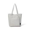 Tote Bag Cotton with Pocket MHLH5CH1 "Squilles" Design, Lightweight, Off-White, Women's,