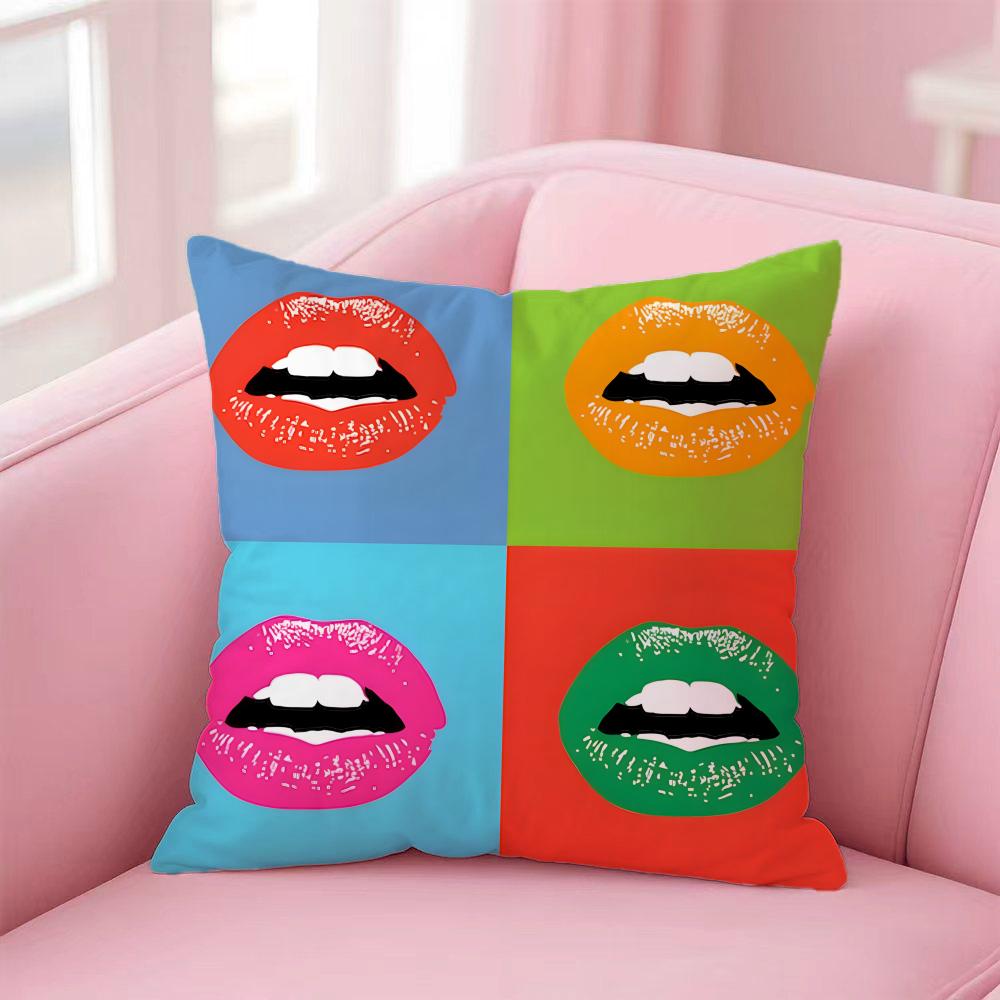 Popular AAndy Warholes Cushion Cover Premium SkinFriendly Pillow Case MultiPurpose for Home Office Travel