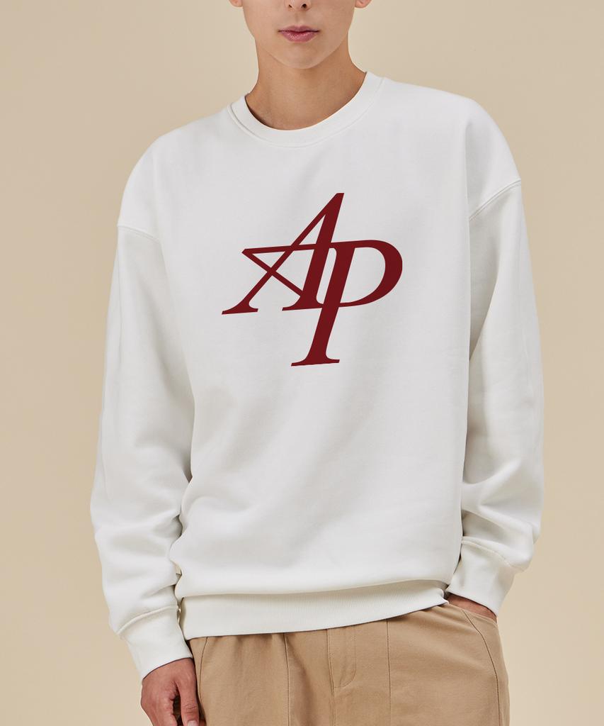 ASTRAL PROJECTION New Ap Logo Loose Fit Sweatshirt_White