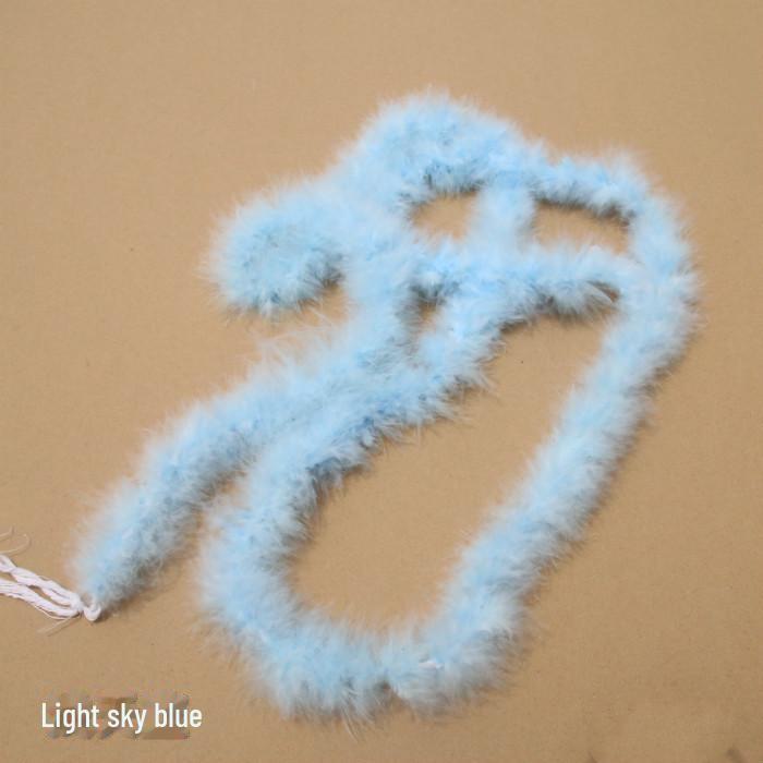 Красочные полоски перьев индейки для поделок и рождественских украшений