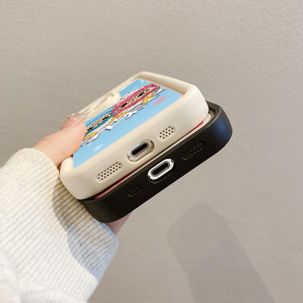 N110 С Новым годом, Рождеством, снеговиком, мягкие чехлы для телефонов с ангельскими глазками для iPhone 16, 15, 14, 13, 11 Pro Max, 8, 7 Plus, 12 mini, XR, XS Max, противоударный чехол