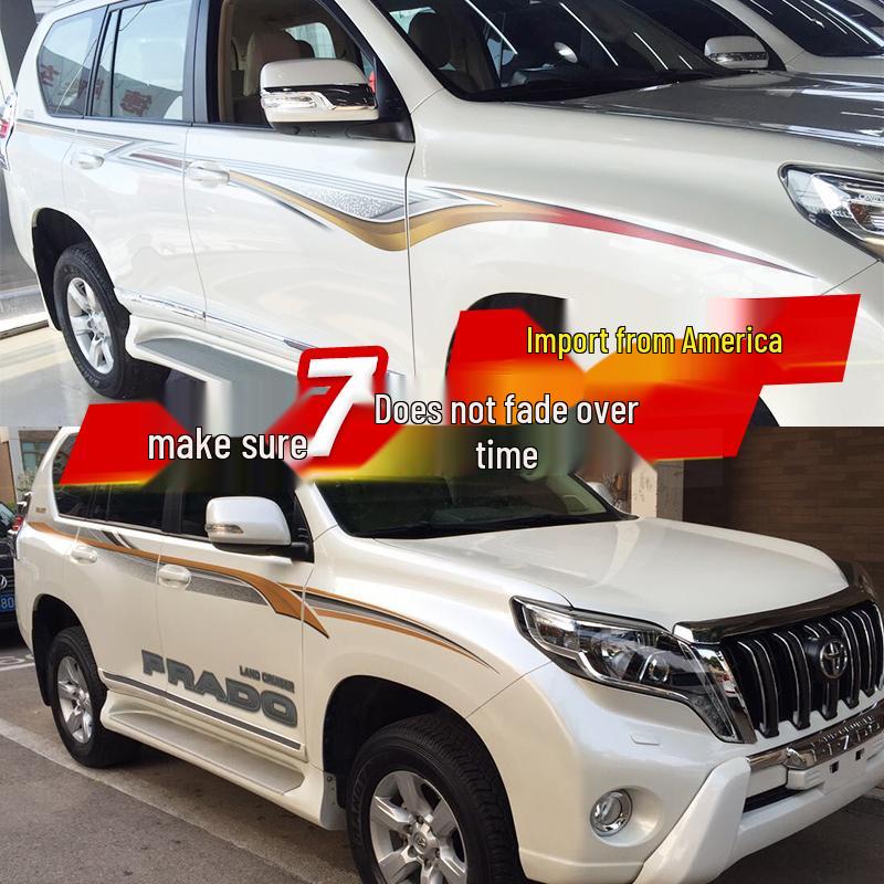 10-20 Новых полос на кузов Prado - Prado 4000 Боковая линия 2700 Наклейки для декора автомобиля
