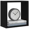 Cube Wall Shelves 6 pcs Black Oak Effect 30 x 15 x 30 cm