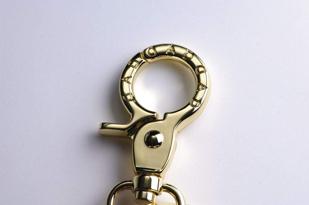 Smart Key Smart Key Case 2 Monogram Leather Enamel Deep G.A.D. [Small Case] Red/Gold HA566-03