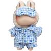 17cm Macaron labufu Doll Clothes Good Night Bedding Set Blanket Sheet and Pillow Pajamas Set Cozy Little Home Gifts for People