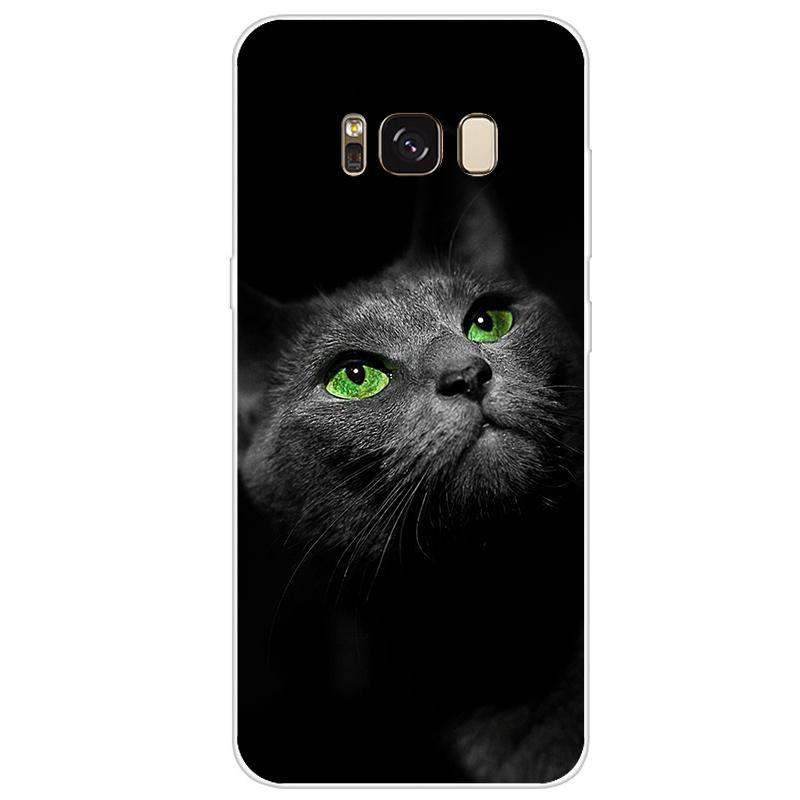 Чехол для Samsung Galaxy S8 Plus, силиконовый чехол, милый мягкий чехол из ТПУ для Samsung Galaxy S8 S 8 Plus, чехол-бампер для телефона S8Plus Coque