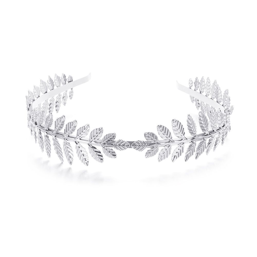 Тиара Головной убор Повязки для волос Золотые листья Венок Листья Обруч для волос Свадебная Корона для волос Свадебные Повязки на голову