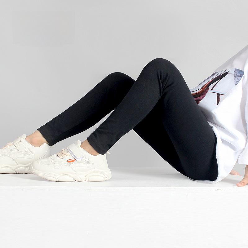 Весенние леггинсы для девочек в корейском стиле: Однотонные спортивные брюки с защитой от комаров для детей