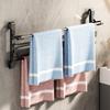 Настенная полка для хранения обуви, многослойная, без сверления, подставка для домашних тапочек, легкая установка, экономия места, полотенцесушитель для ванной комнаты