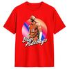 Bam Adebayo T-Shirt for Men  Novelty Pure Cotton Tee Shirt Round Collar Short Sleeve T Shirts Birthday Present Tops